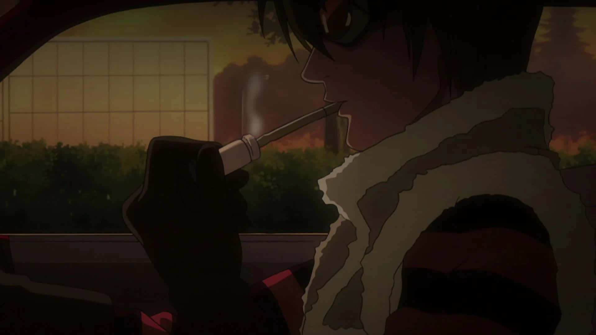 Death Note Matt, anime character, cigarette, Full HD Desktop Wallpaper