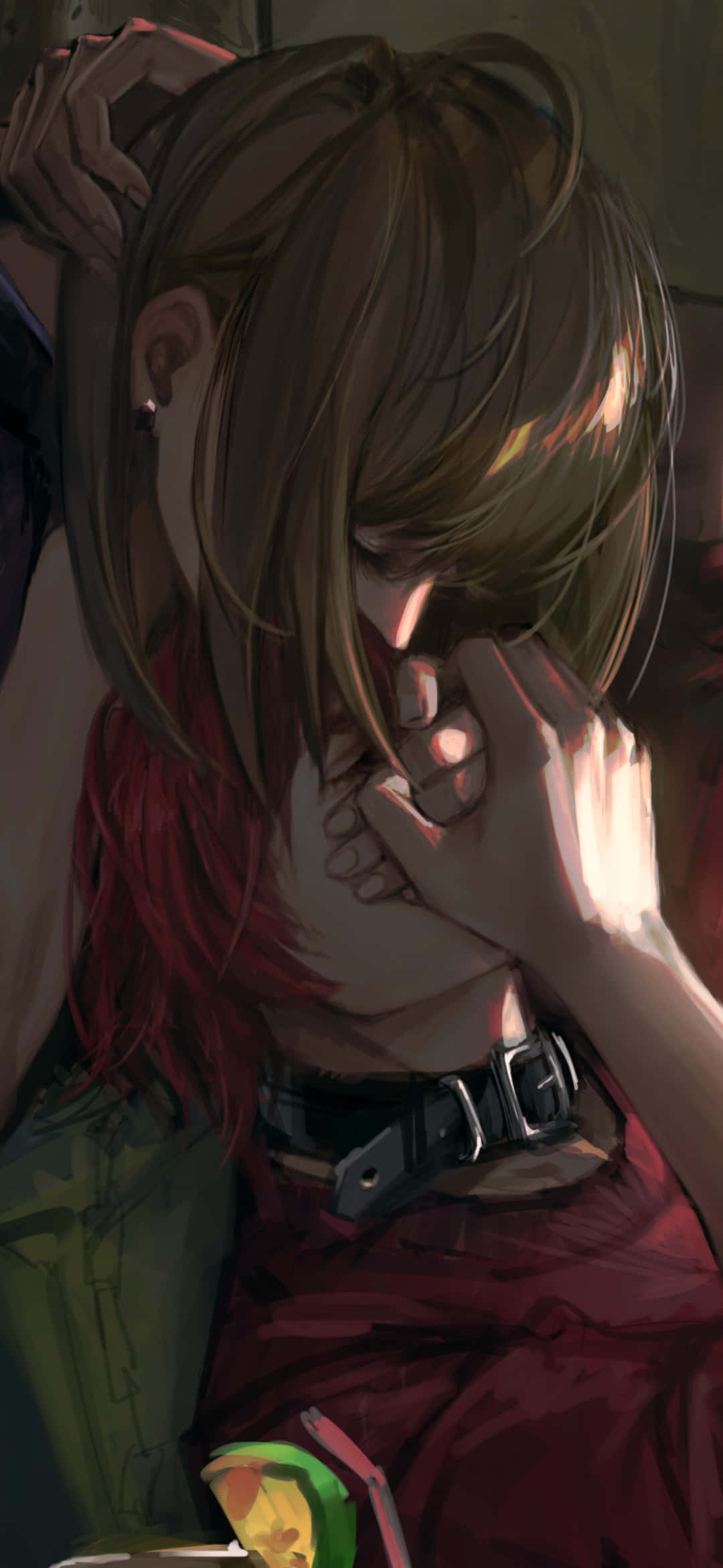 Death Note Matt, brown hair, red clothing, Full HD Phone Wallpaper