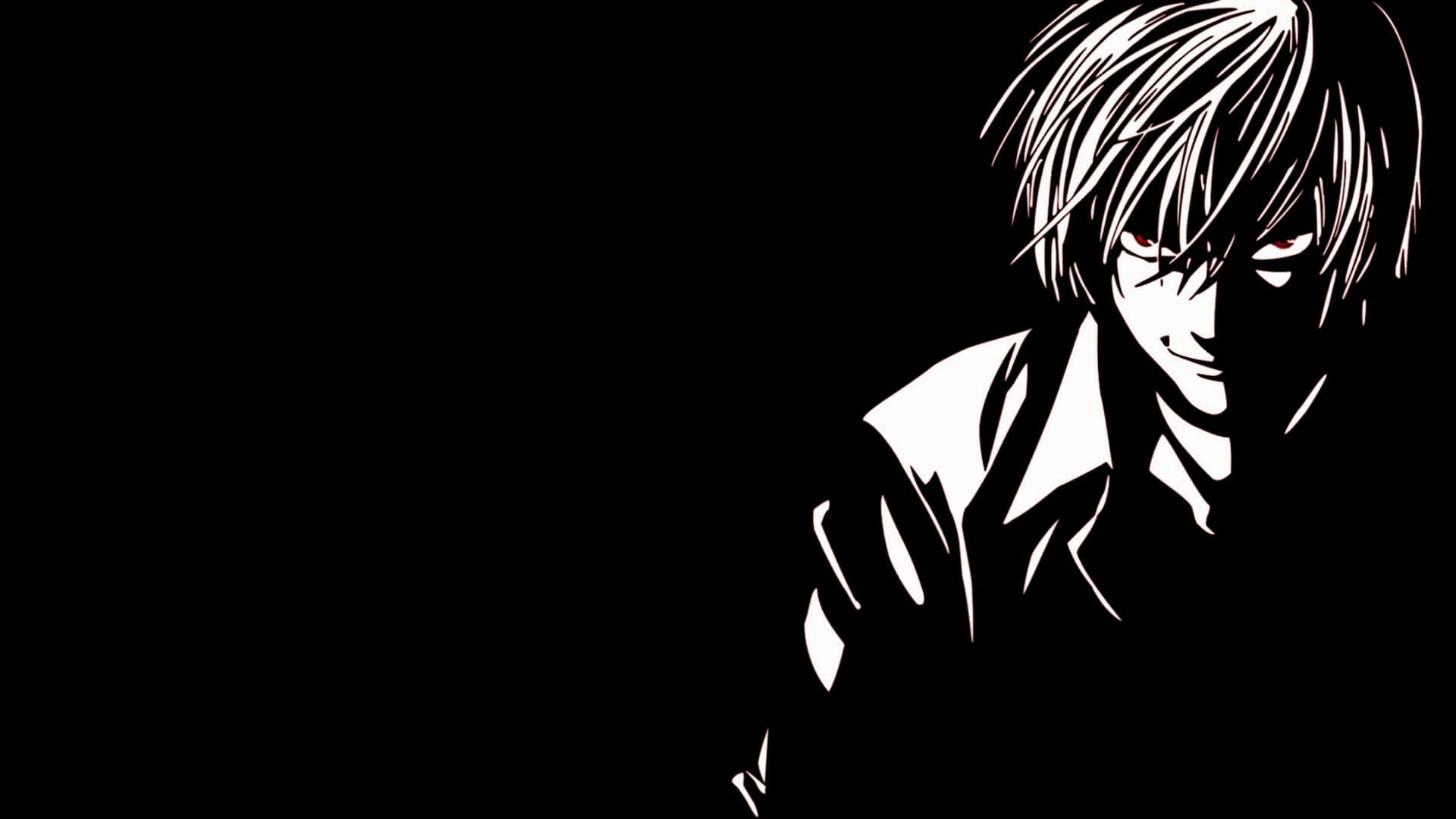 Death Note, Mello, black and white, Full HD Desktop Wallpaper