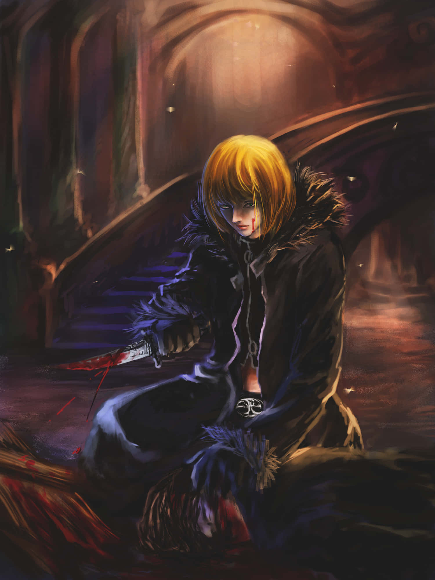Death Note, Mello, blonde anime character, Full HD Phone Wallpaper