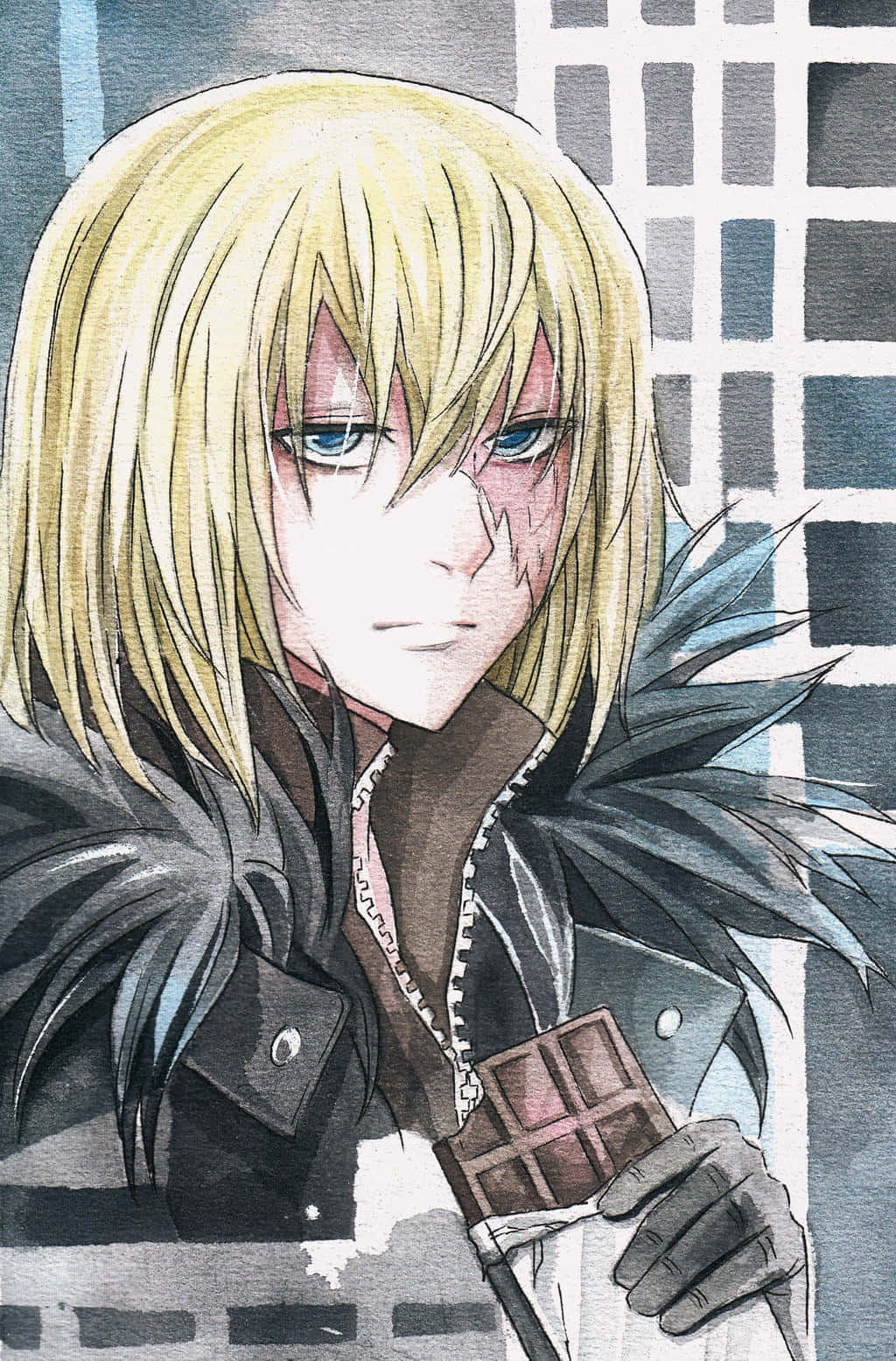Death Note, Mello, blonde anime character, HD Phone Wallpaper