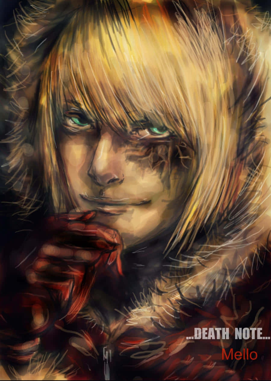 Death Note, Mello, green eyes, SD Phone Wallpaper