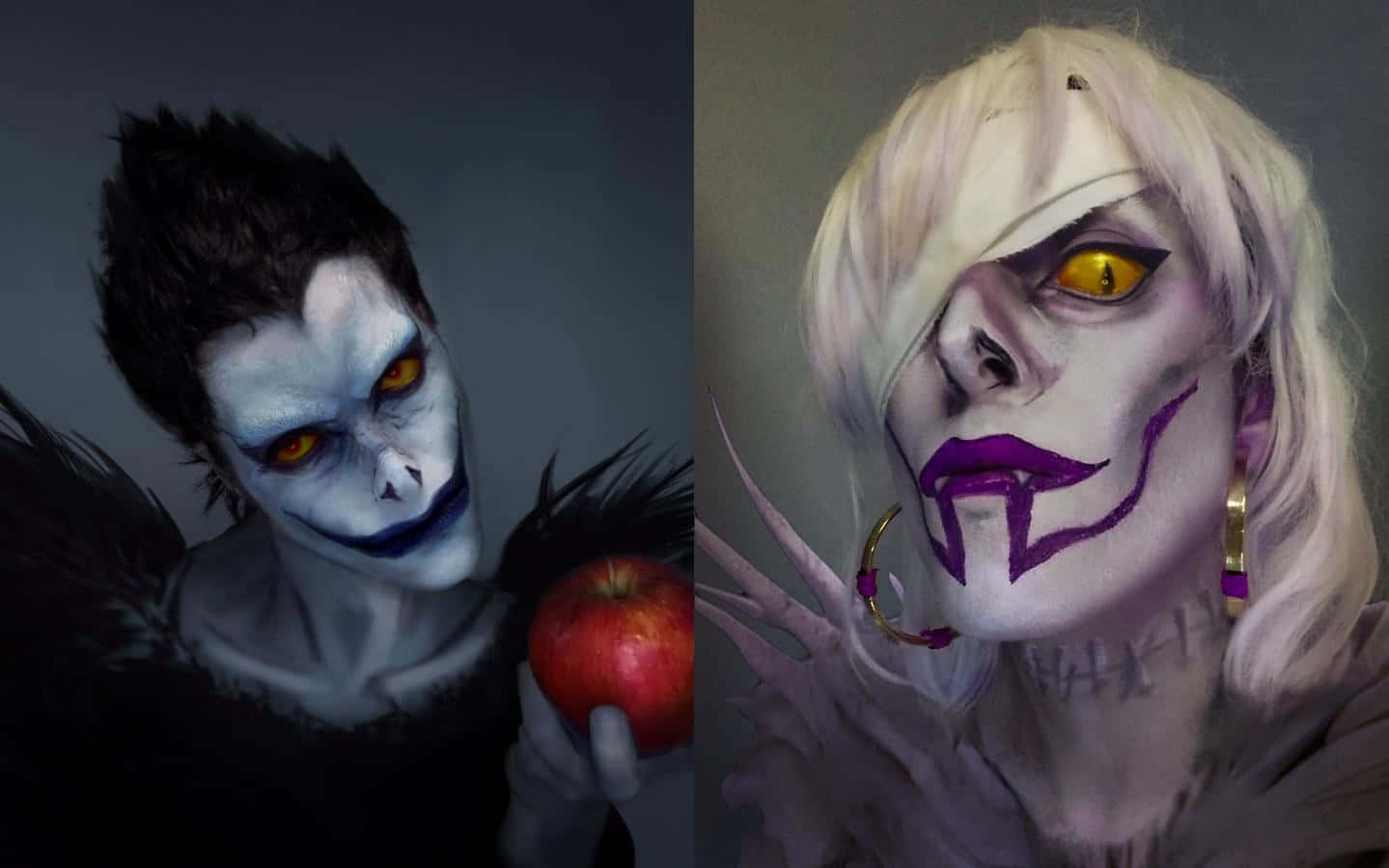 Death Note, Rem, glowing yellow eyes, HD Desktop Wallpaper