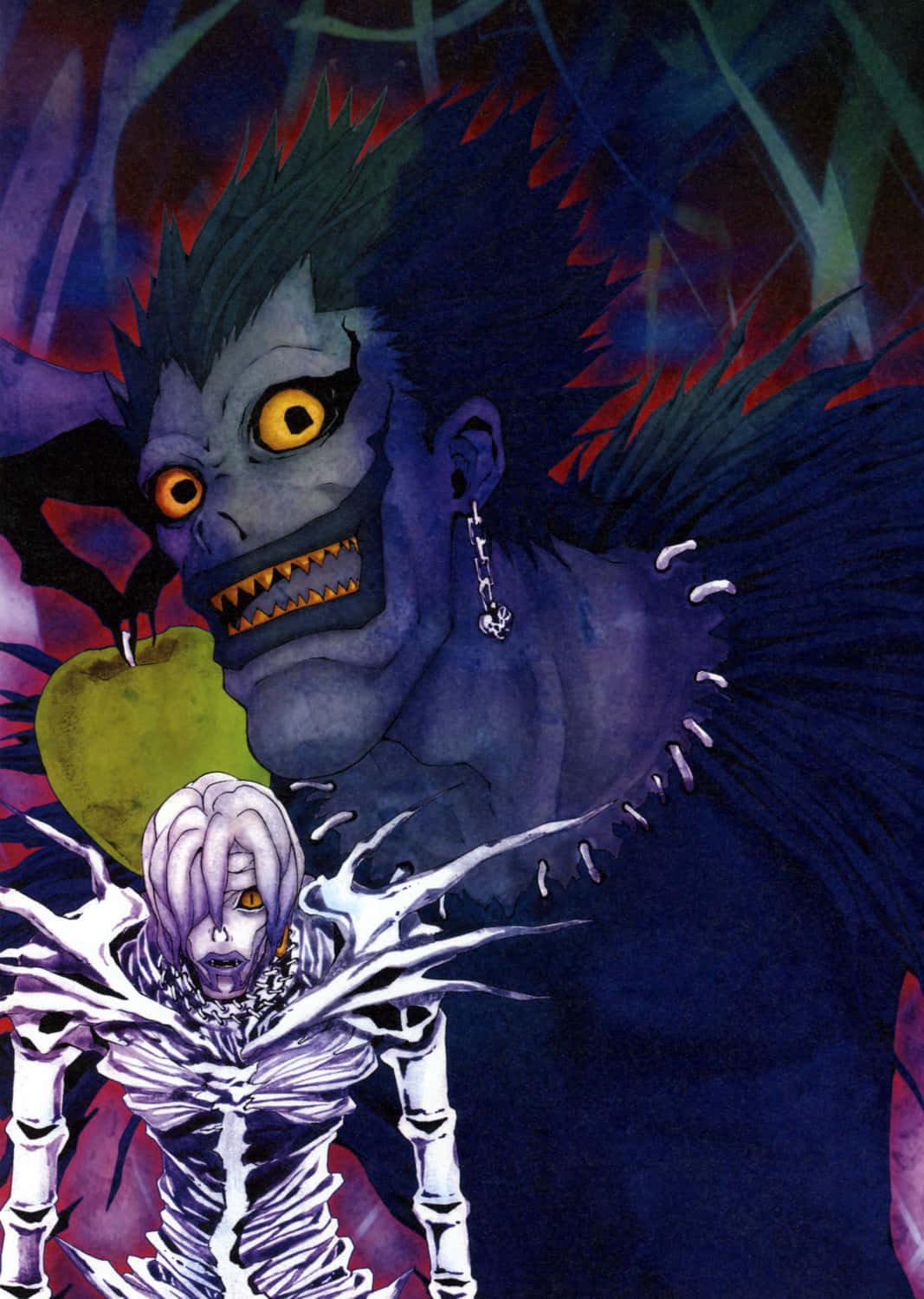 Rem, Death Note, blue-skinned demon, HD Phone Wallpaper