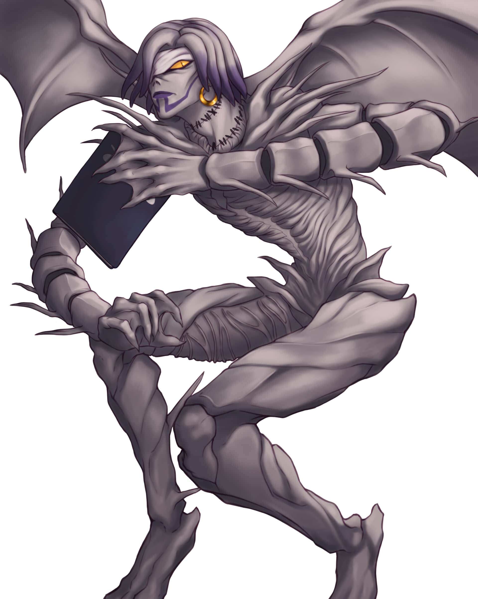 Death Note, Rem, grey-skinned, Full HD Phone Wallpaper