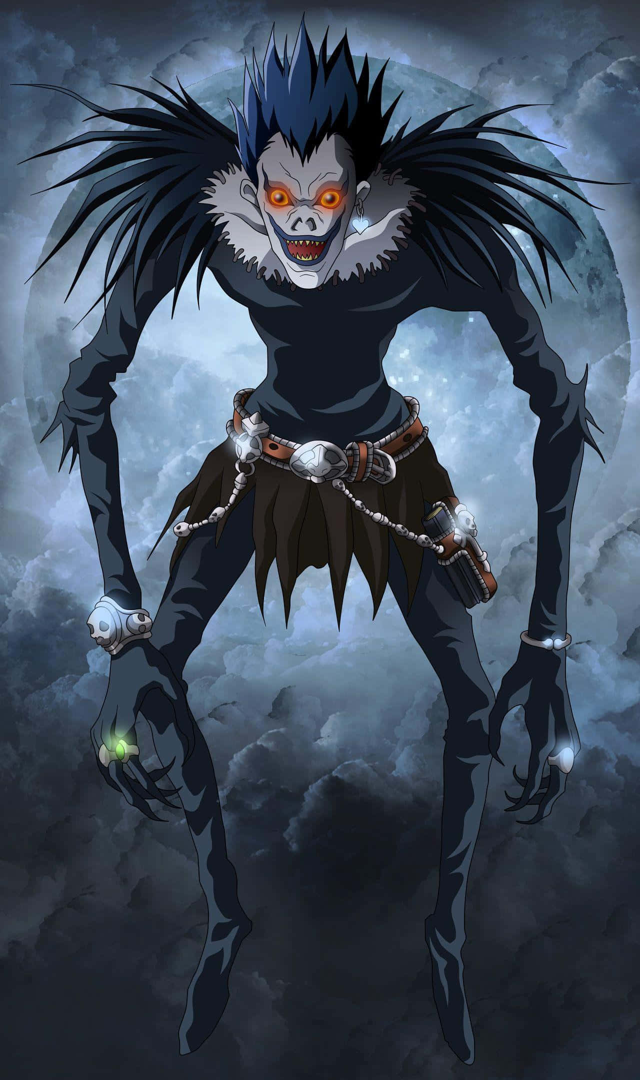Ryuk, Death Note, anime character, Full HD Phone Wallpaper