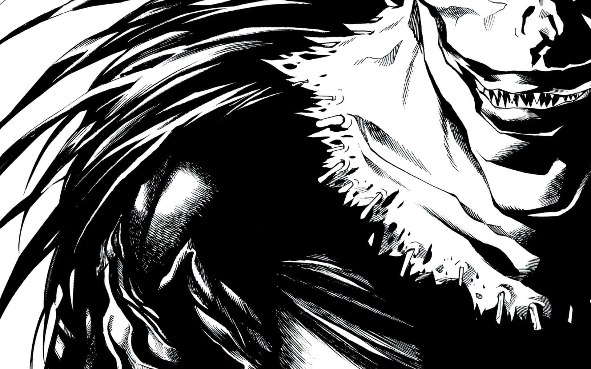 Ryuk, Death Note, anime character, Full HD Desktop Wallpaper