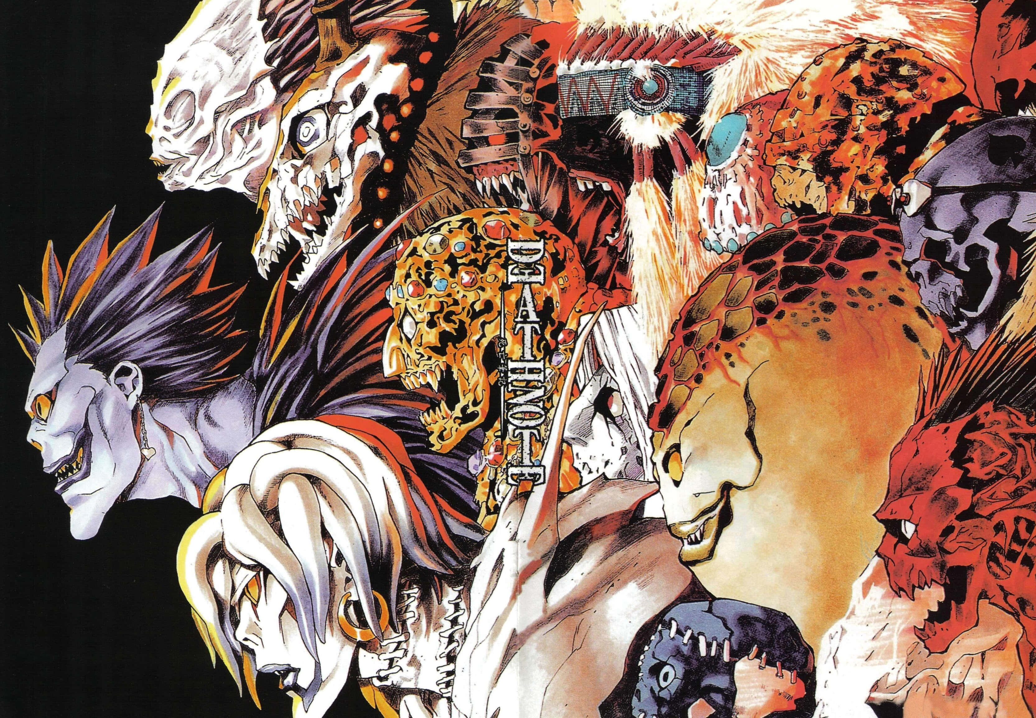 Death Note, Ryuk, anime illustration, 2K Desktop Wallpaper