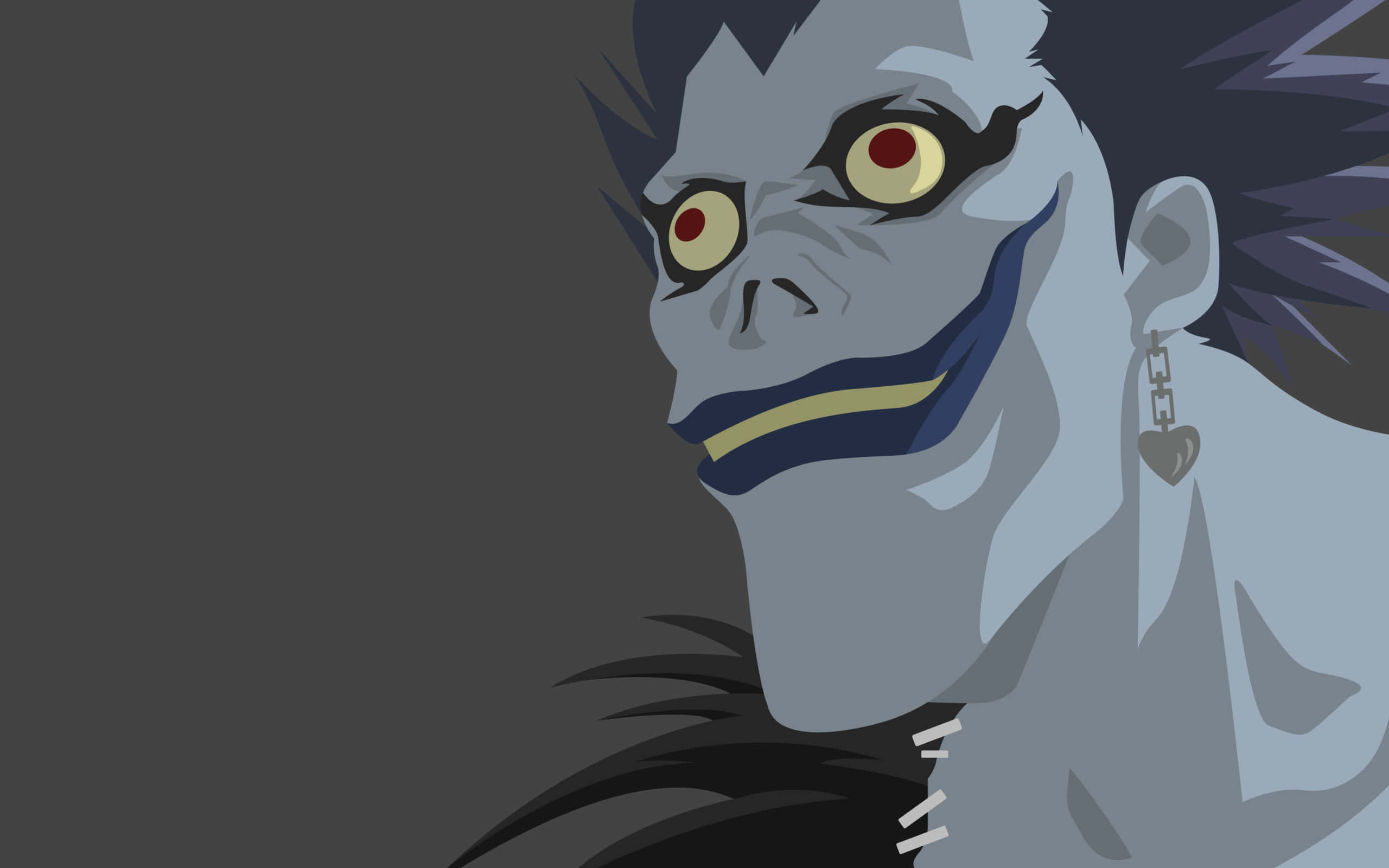 Ryuk, Death Note, vector art, 2K Desktop Wallpaper