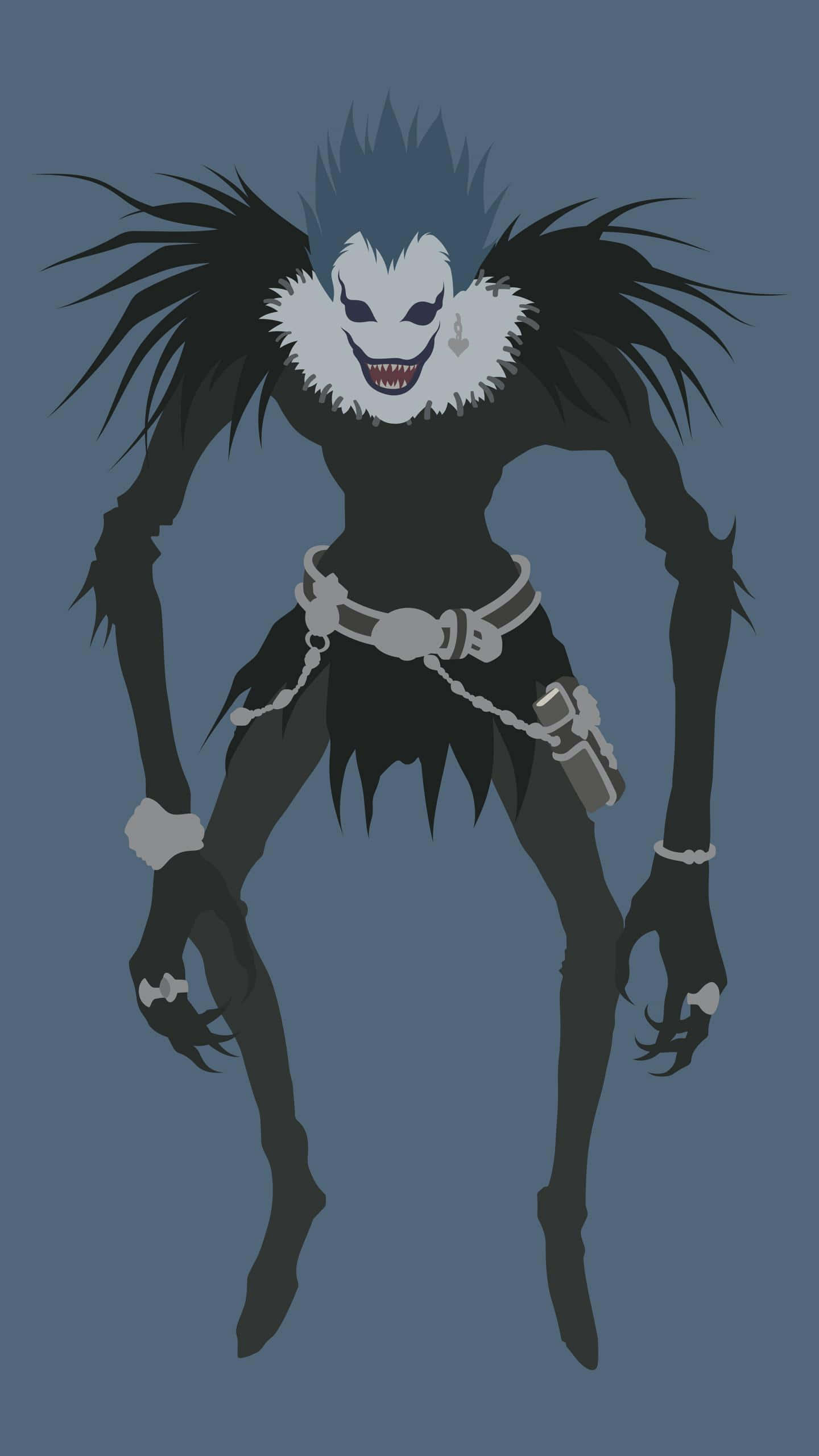 Ryuk, Death Note, anime character, 2K Phone Wallpaper