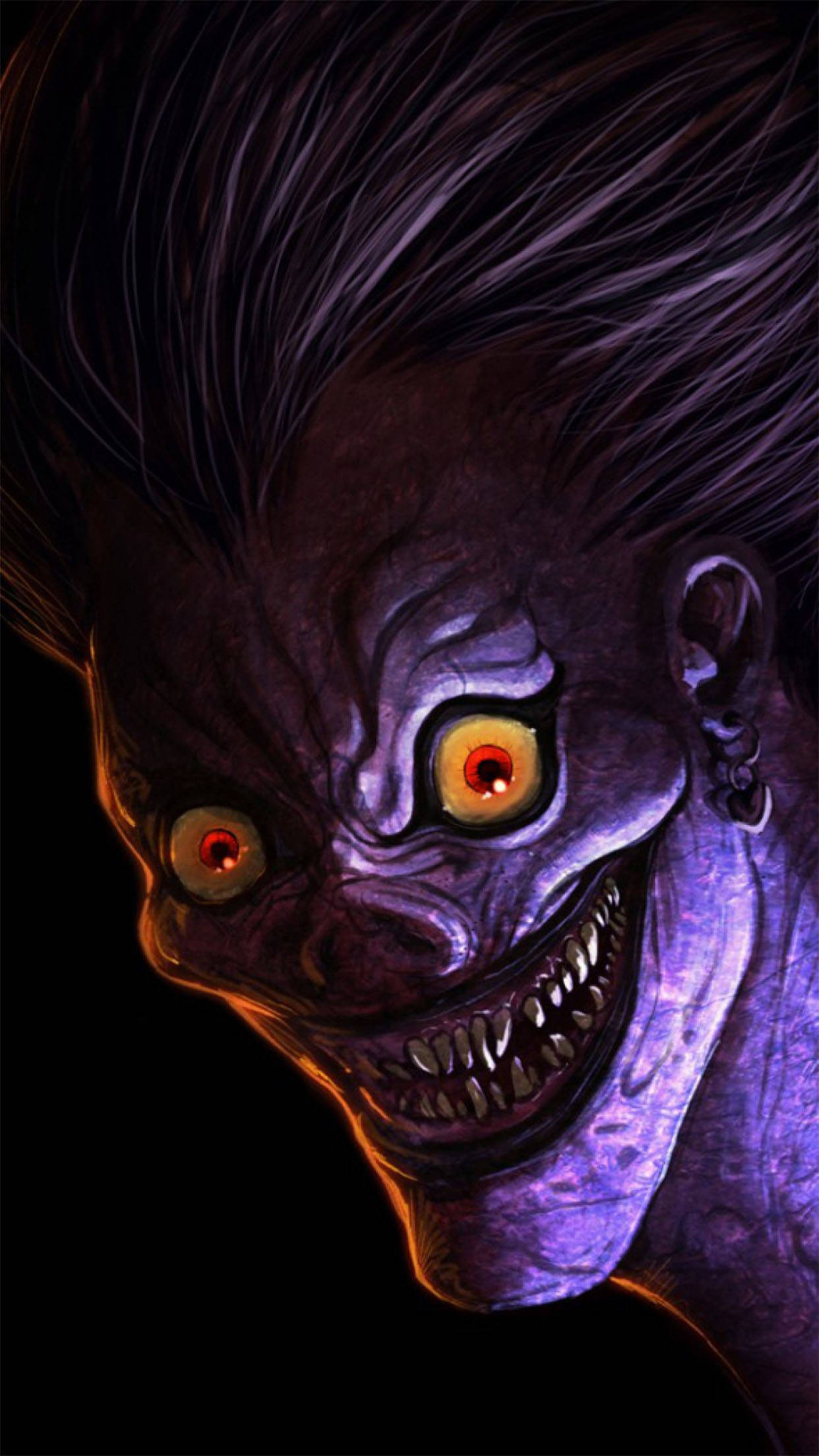 Ryuk, Death Note, big eyed, Full HD Phone Wallpaper