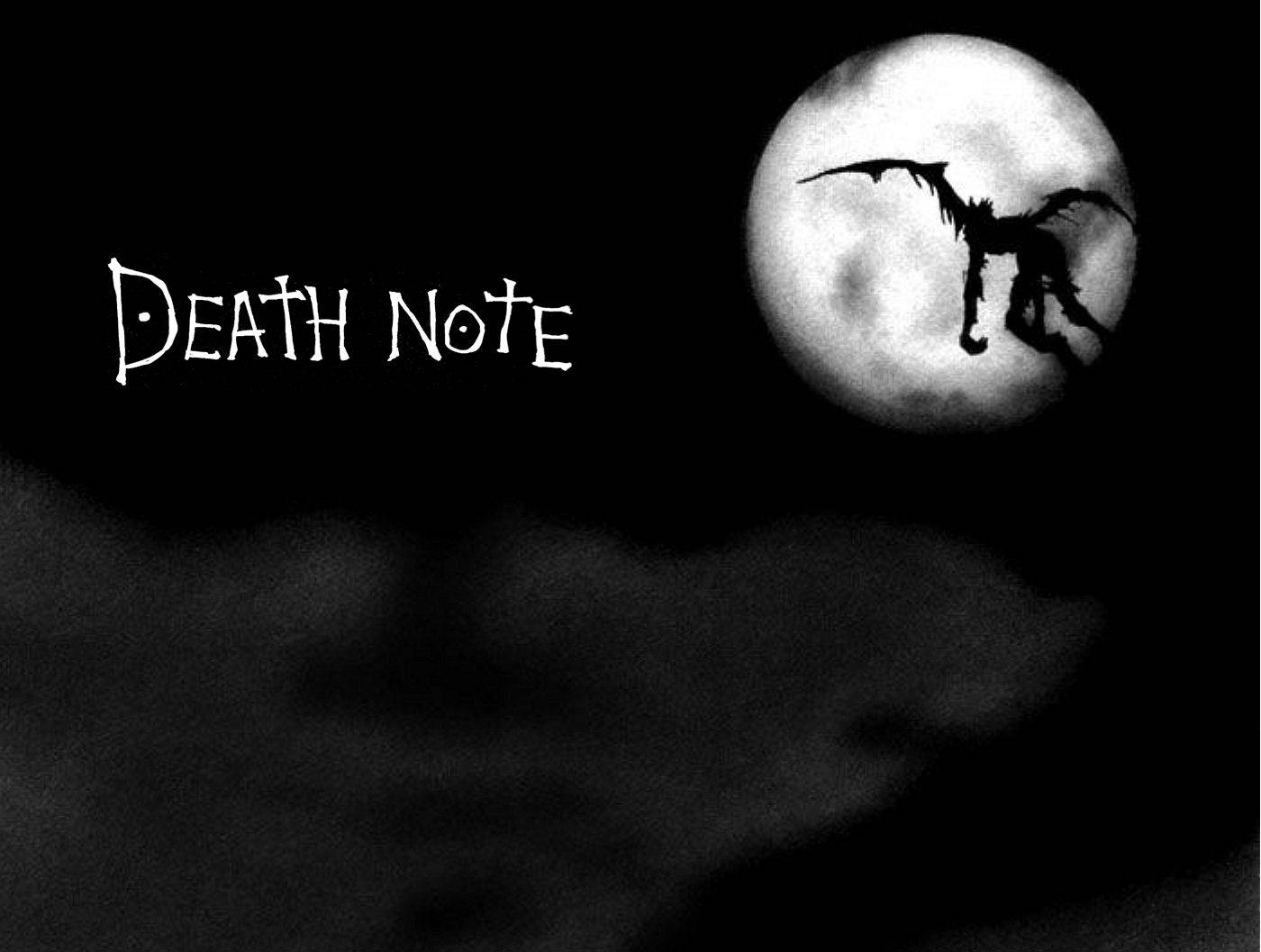 Death Note, Ryuk, bat silhouette, HD Desktop Wallpaper