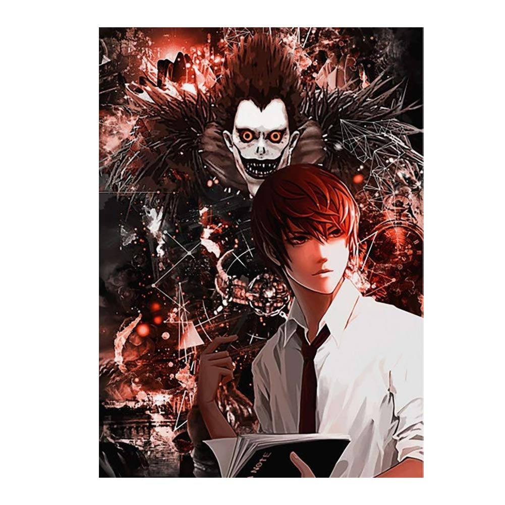 Death Note, Ryuk, glowing eyes, SD Desktop Wallpaper