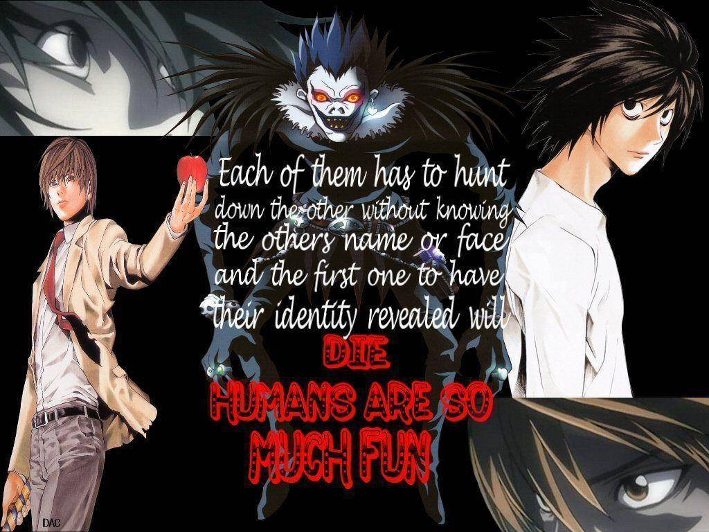 Death Note, Light, L, SD Desktop Wallpaper