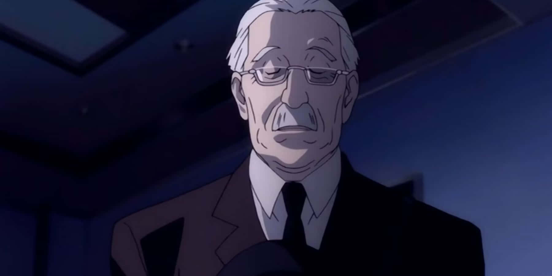 Death Note, Watari, white hair, HD Desktop Wallpaper