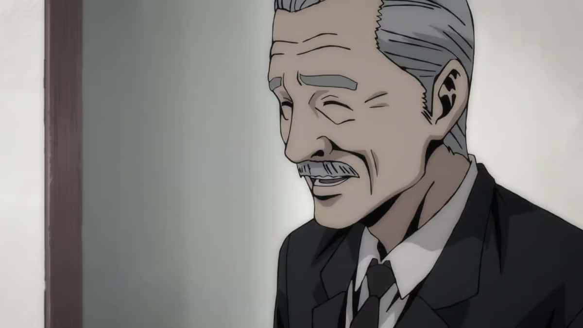 Death Note, Watari, gray hair, SD Desktop Wallpaper