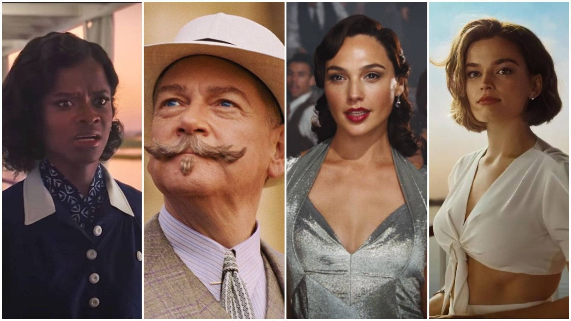 Death On The Nile, main cast, concerned woman, Full HD Desktop Wallpaper