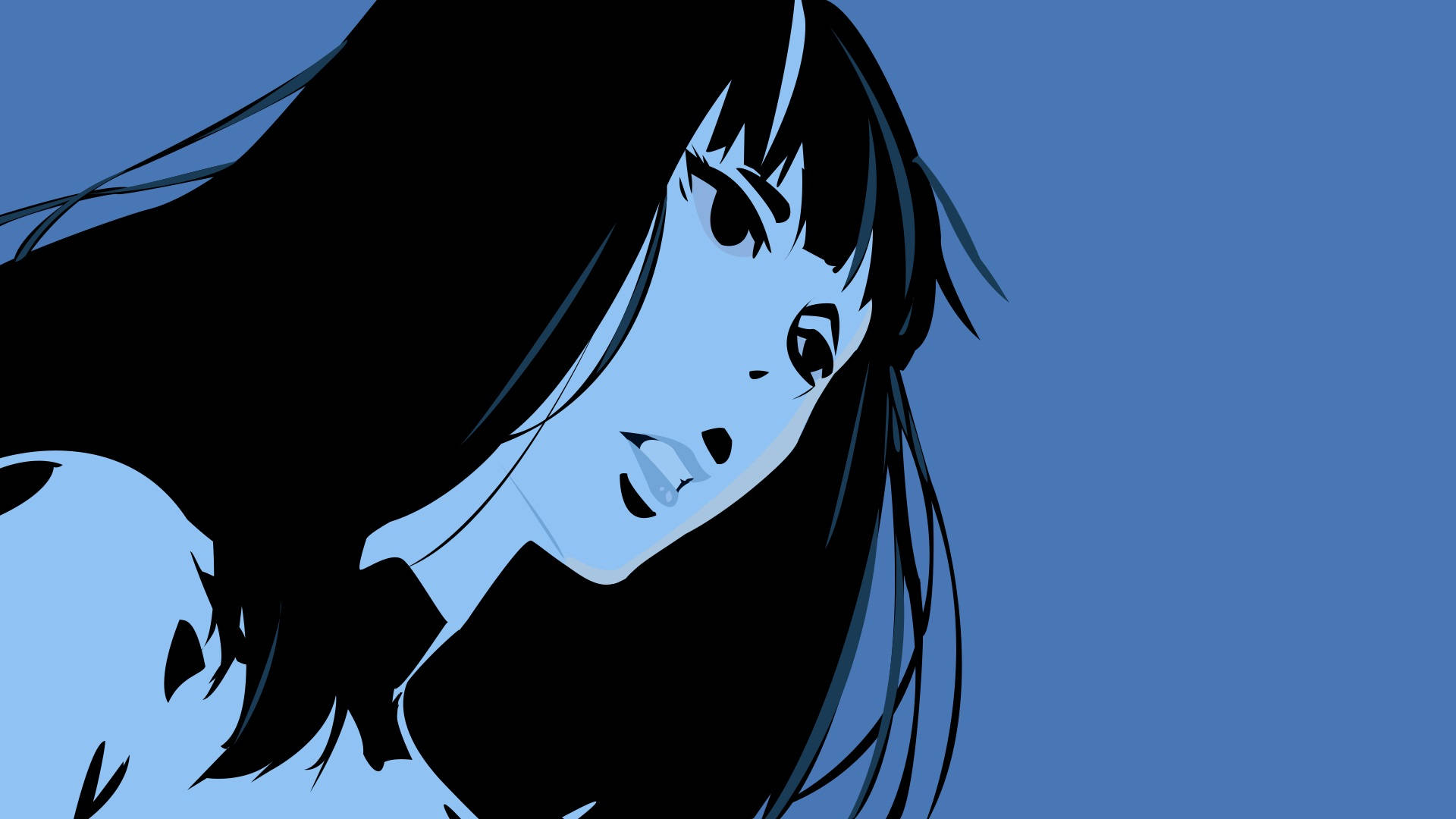 Death Parade, Chiyuki, blue, Full HD Desktop Wallpaper
