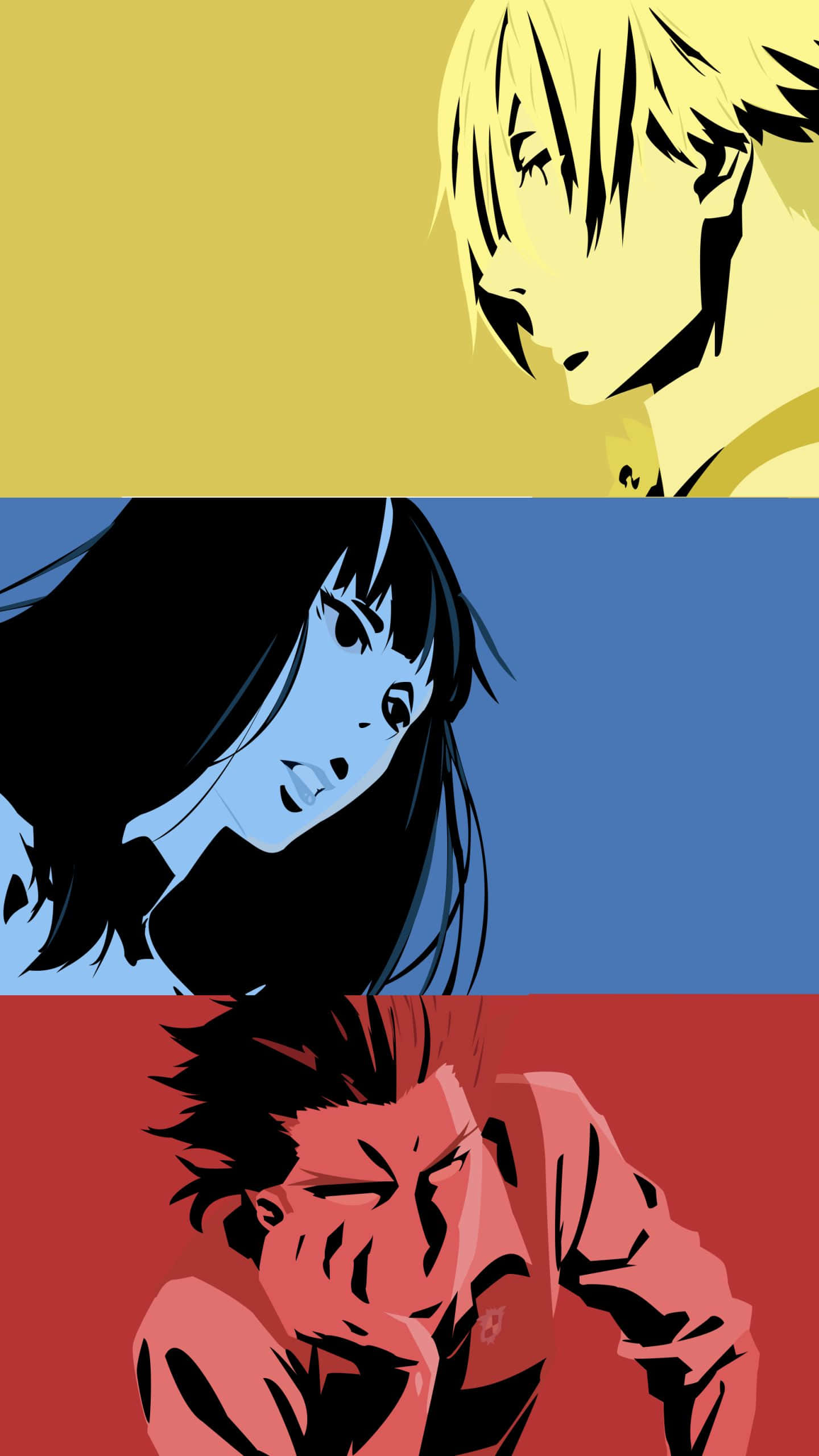 Death Parade, Ginti, yellow, 2K Phone Wallpaper