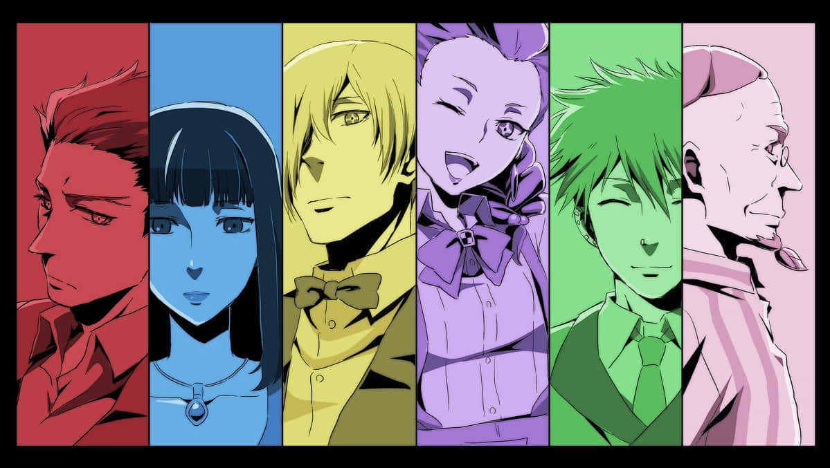 Death Parade, Ginti, red, SD Desktop Wallpaper
