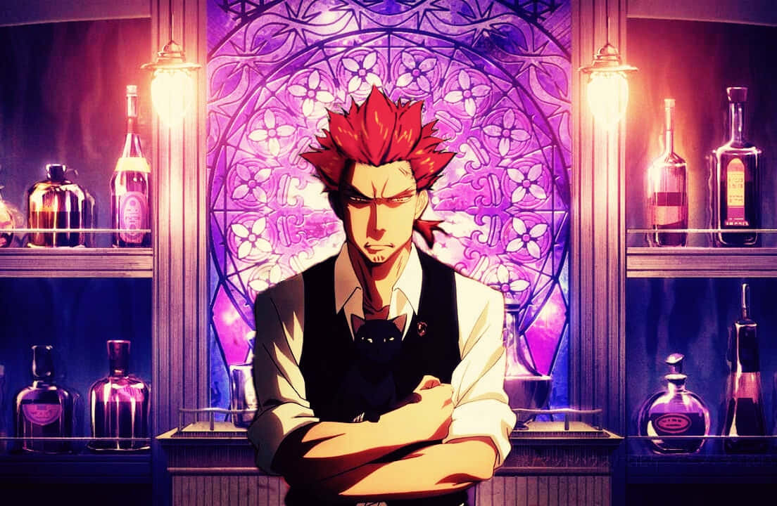Ginti, Death Parade, red-haired anime man, SD Desktop Wallpaper