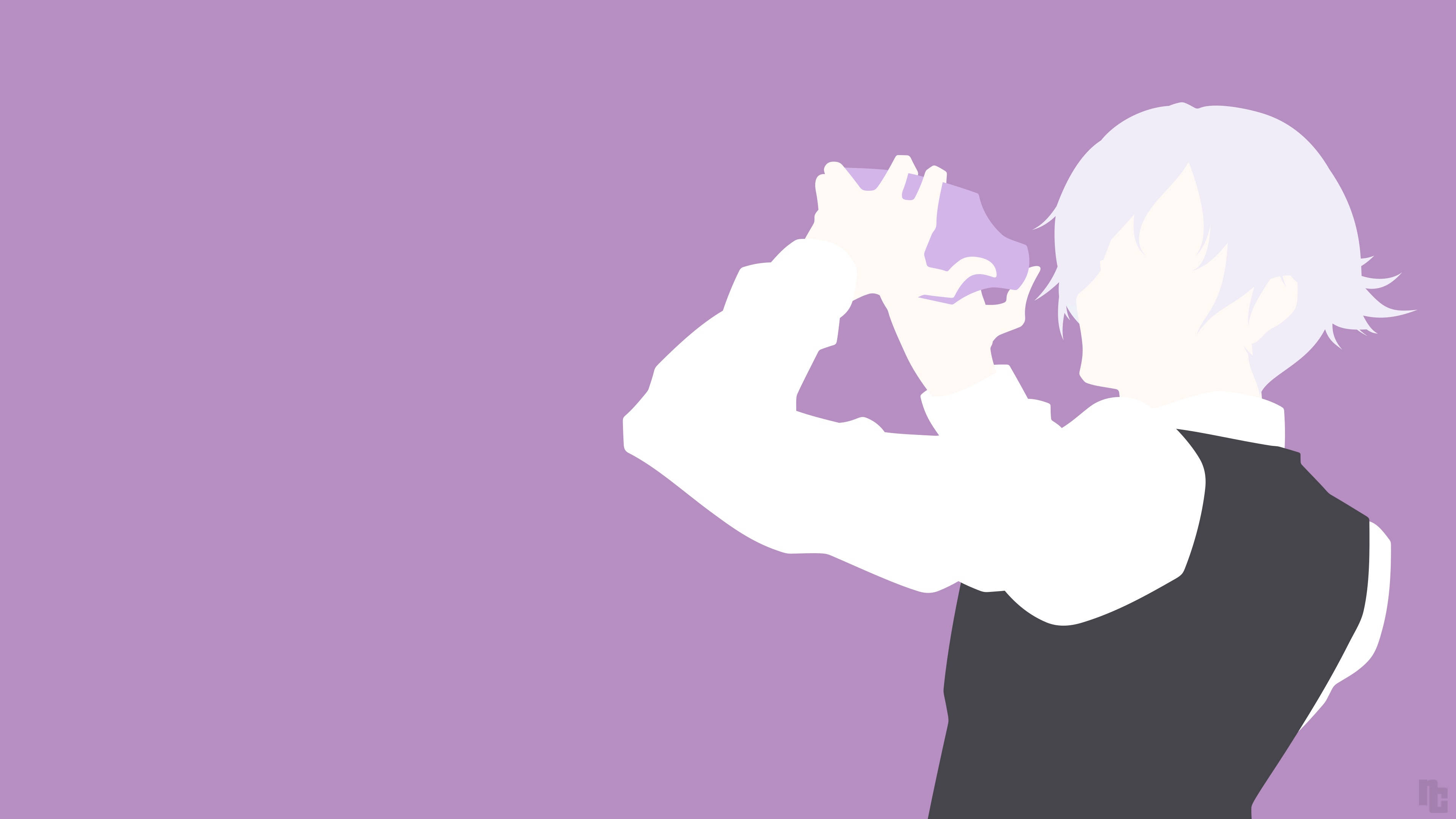 Death Parade, Nona, white hair, 4K Desktop Wallpaper
