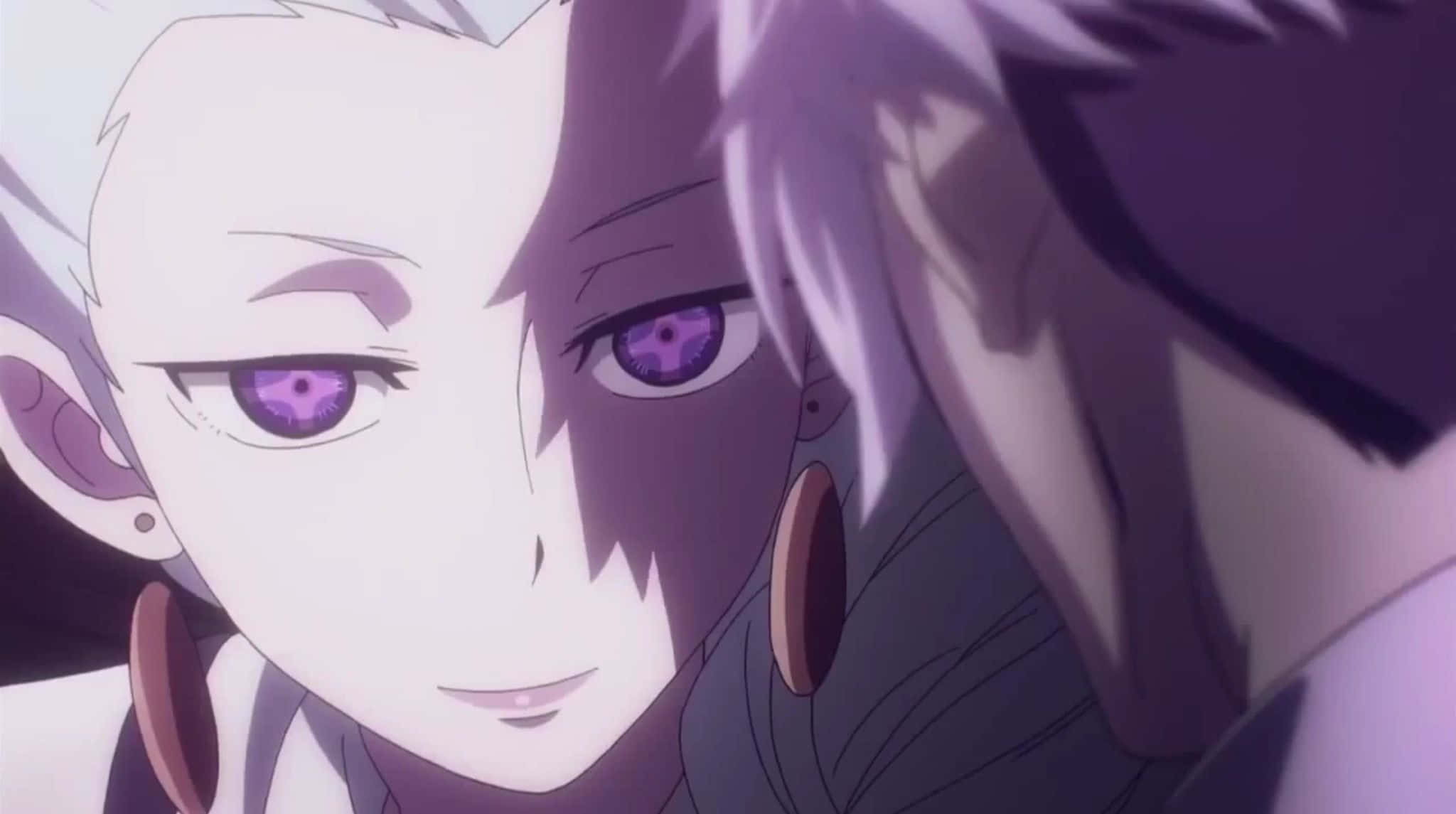 Nona, Death Parade, purple eyes, Full HD Desktop Wallpaper