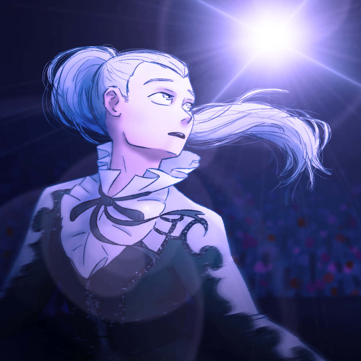 Nona, Death Parade, blue-haired, HD Desktop Wallpaper