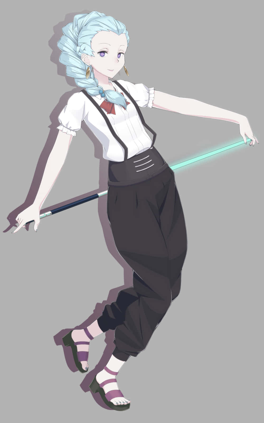 Nona, Death Parade, light blue hair, HD Phone Wallpaper