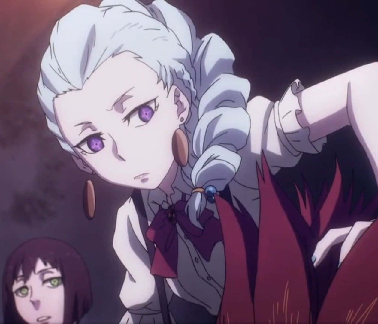 Nona, Death Parade, white hair, SD Desktop Wallpaper
