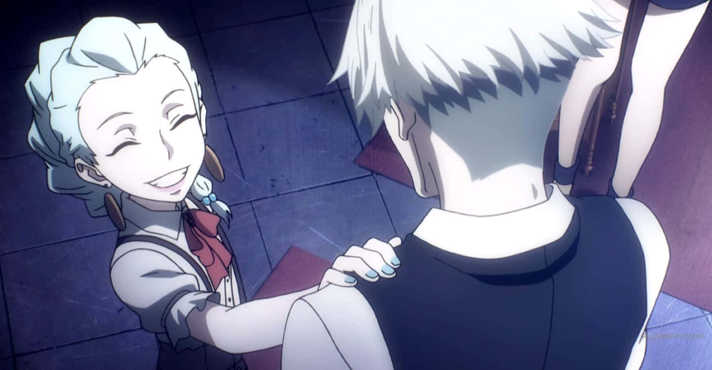 Nona, Death Parade, white hair, HD Desktop Wallpaper