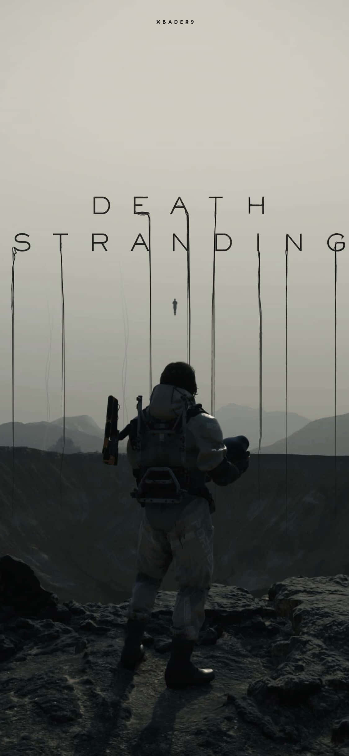 Death Stranding, bulky suit, rocky cliff, Full HD Phone Wallpaper