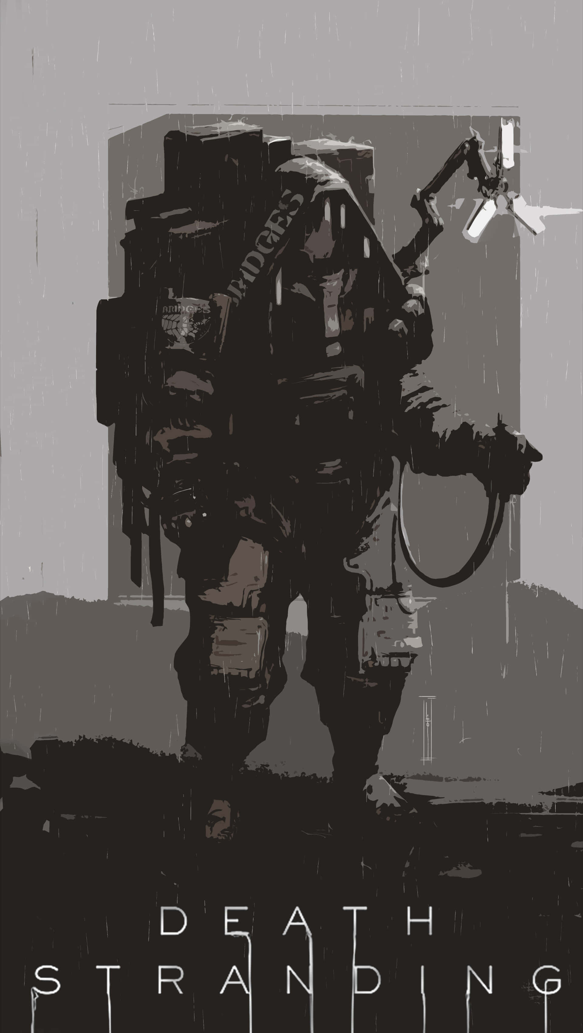 Death Stranding, lone soldier, heavy gear, 2K Phone Wallpaper
