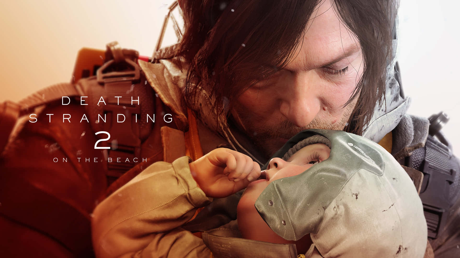 Death Stranding 2, On the Beach, snowy beach, Full HD Desktop Wallpaper