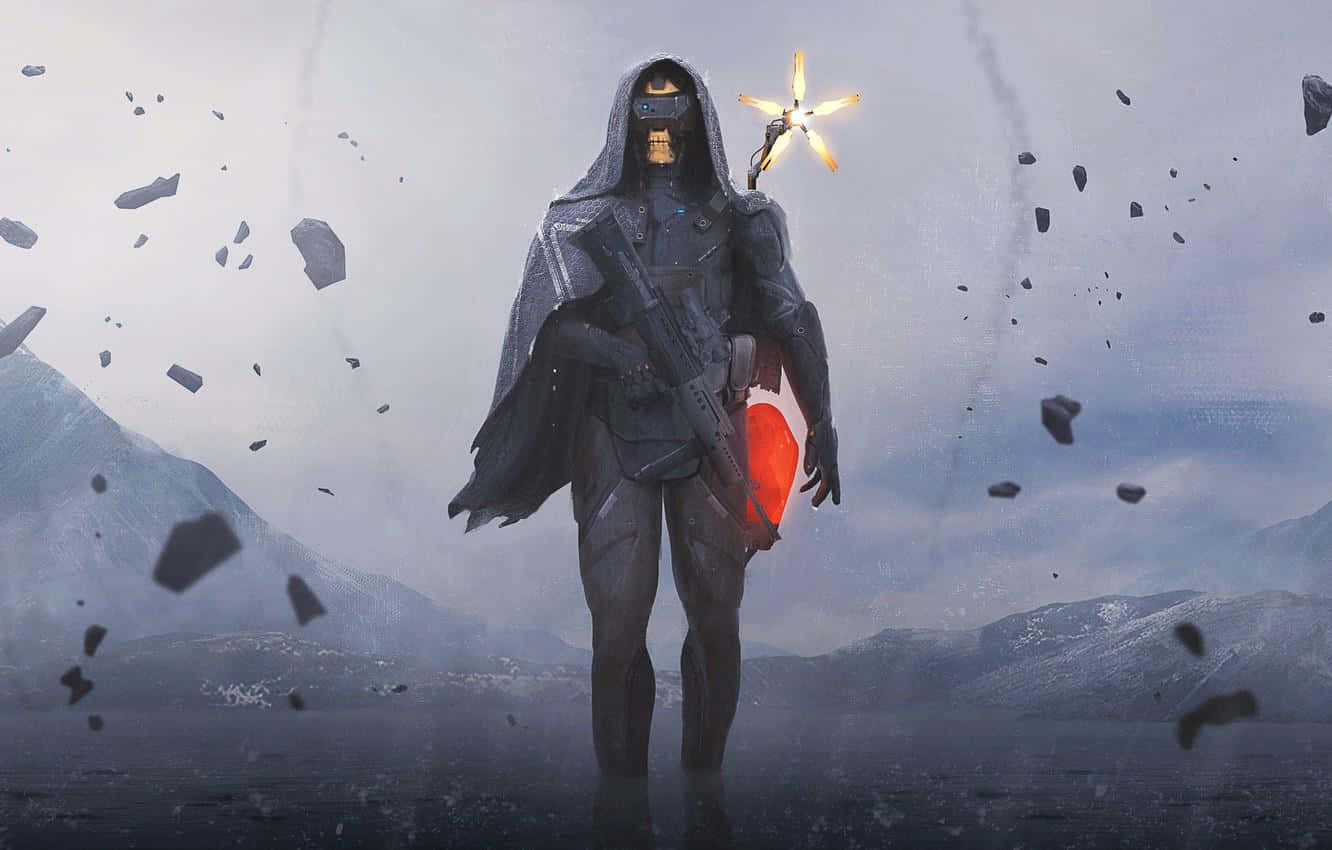 Death Stranding, PC, hooded futuristic soldier, HD Desktop Wallpaper