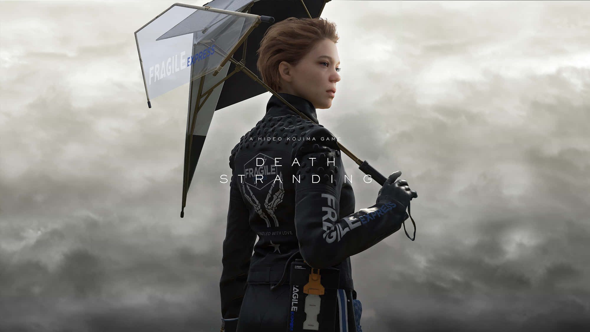 Death Stranding, lone figure, dark jacket, Full HD Desktop Wallpaper