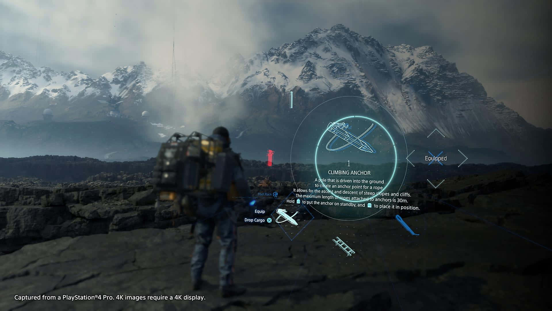 Death Stranding HD, mountain, snow-capped peaks, HD Desktop Wallpaper