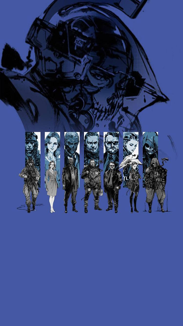 Death Stranding, iPhone, nine diverse characters, HD Phone Wallpaper