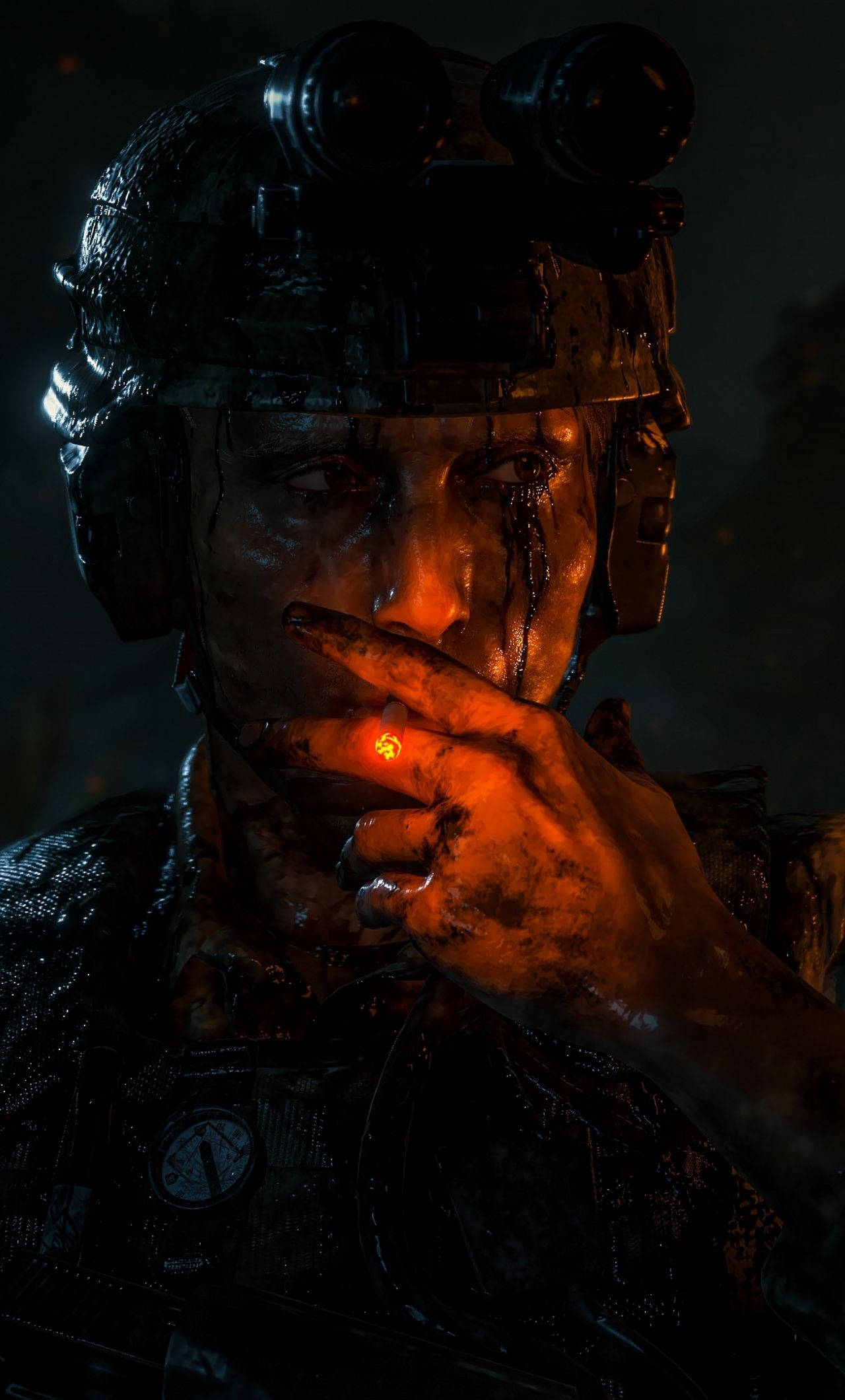 Death Stranding, cliff, soldier helmet, Full HD Phone Wallpaper