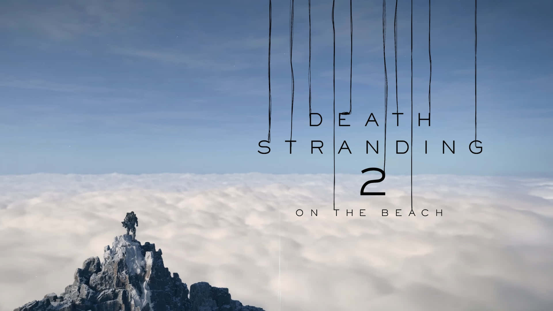 Death Stranding 2, on the beach, snowy mountain peak, Full HD Desktop Wallpaper