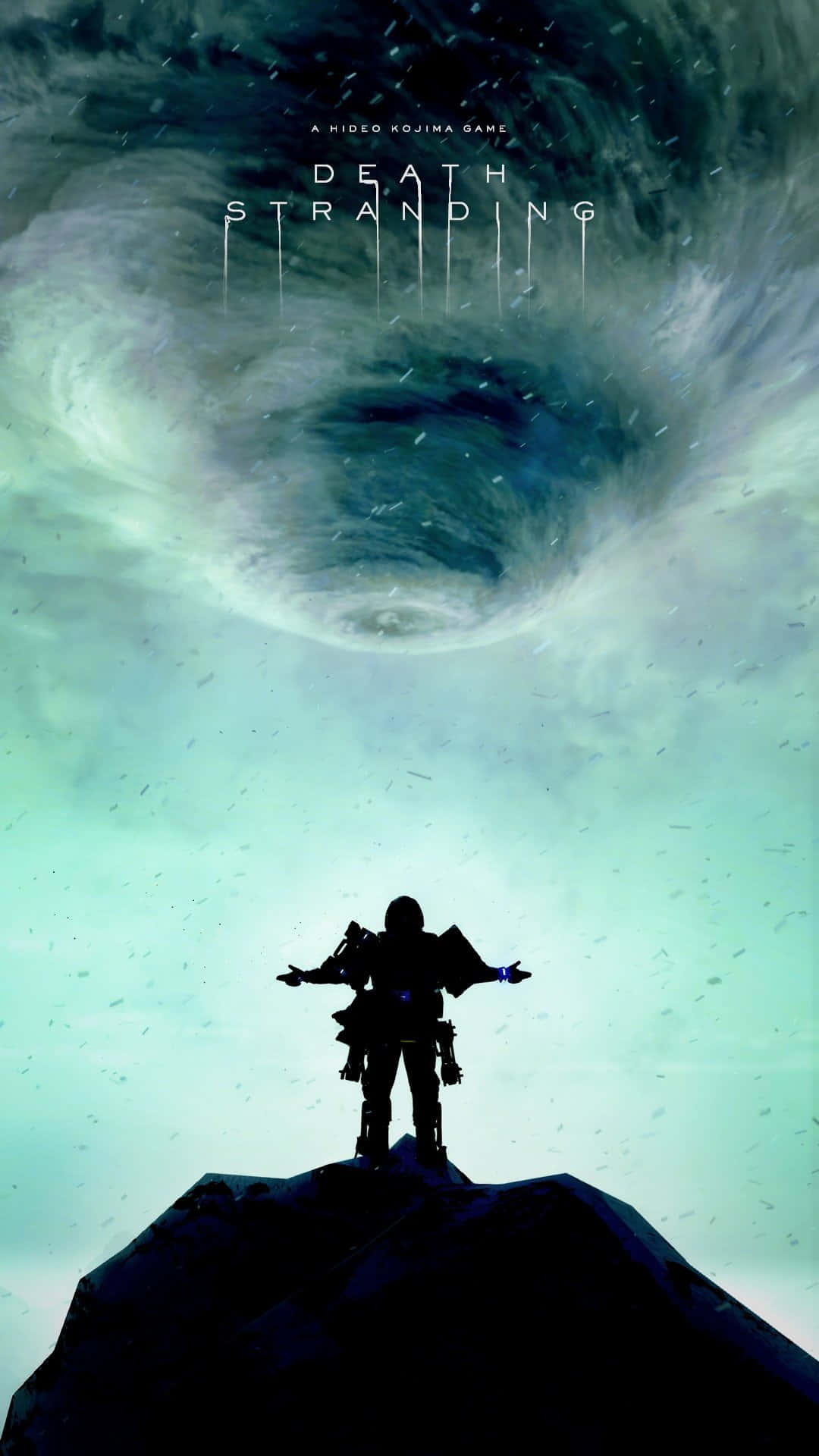 Death Stranding Mobile, vortex, teal and gray sky, Full HD Phone Wallpaper