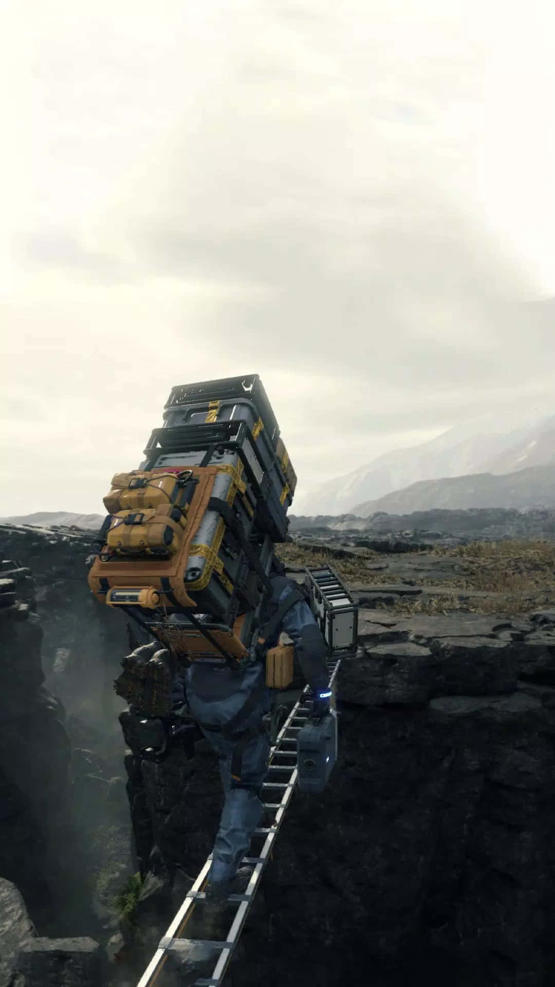 Death Stranding Mobile, lone explorer, bulky suit, Full HD Phone Wallpaper