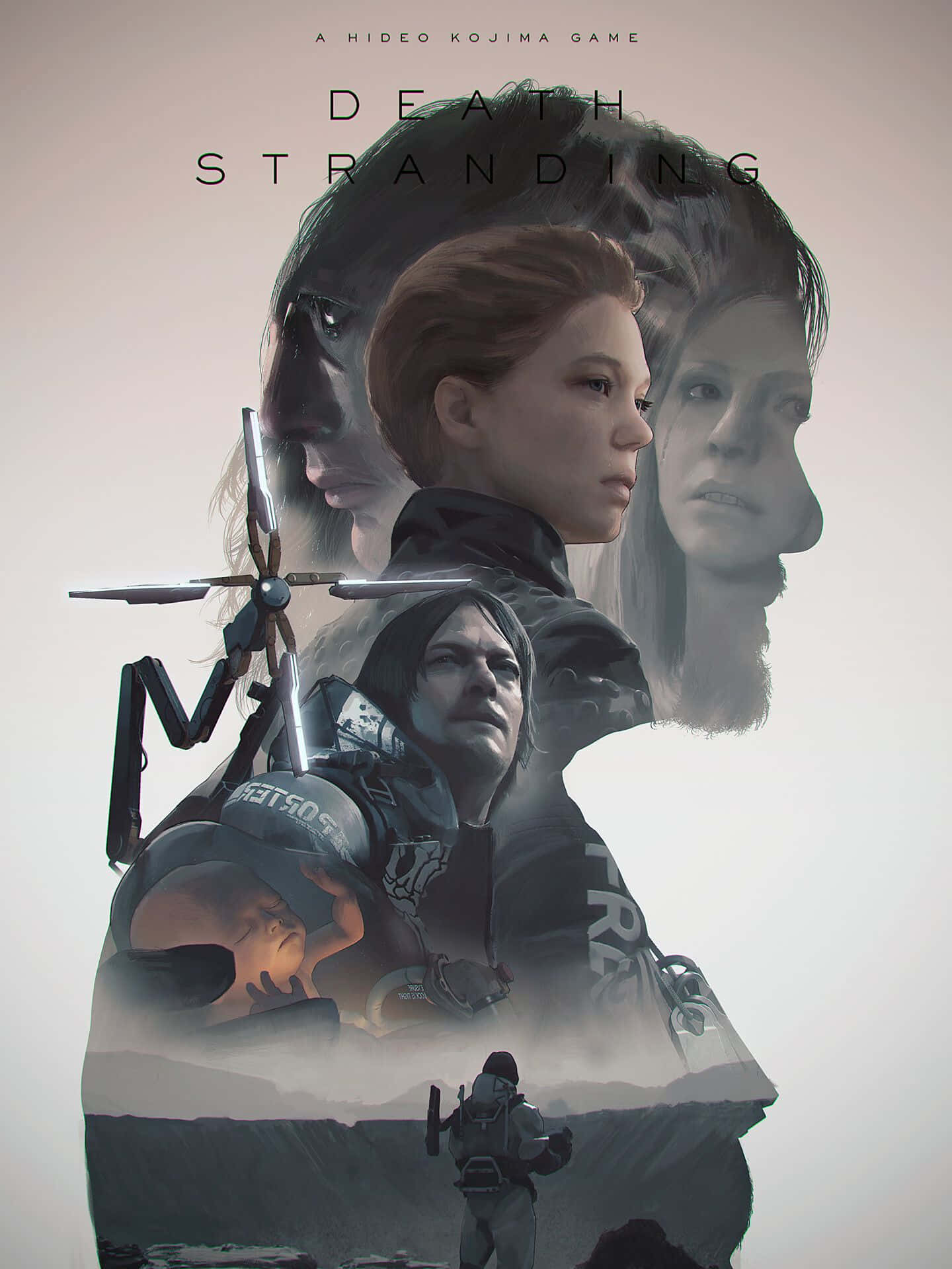 Death Stranding, man, woman, Full HD Phone Wallpaper