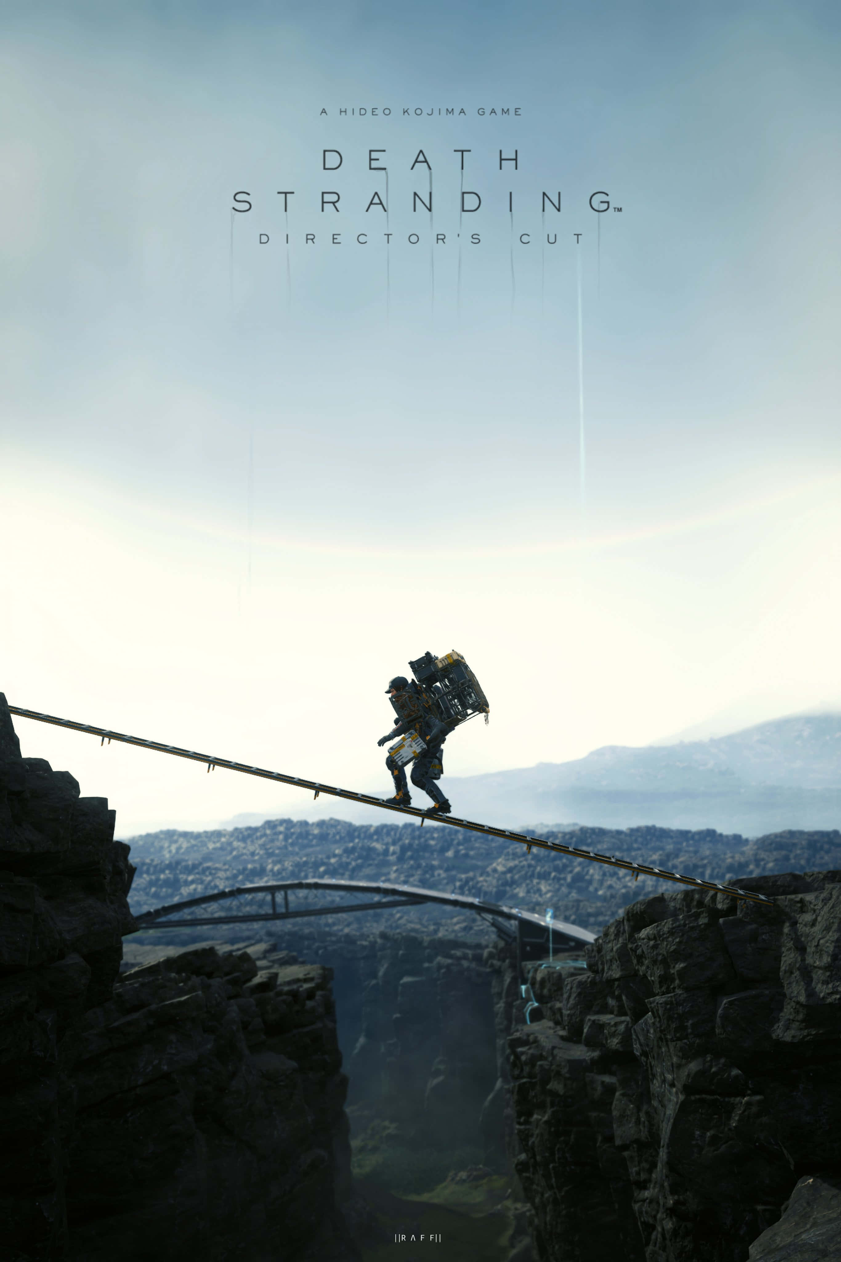 Death Stranding, mobile device, bulky suit, 4K Phone Wallpaper