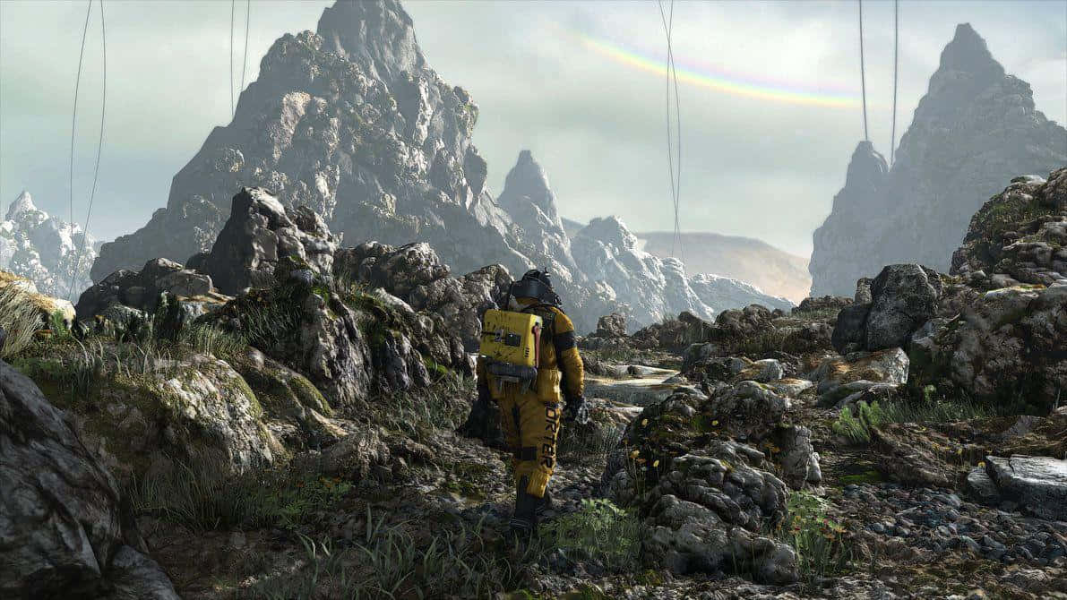 Death Stranding, PC, yellow suit, SD Desktop Wallpaper