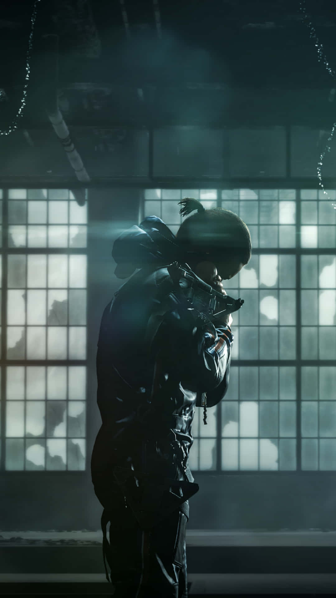 Death Stranding, mobile version, lone armored figure, Full HD Phone Wallpaper