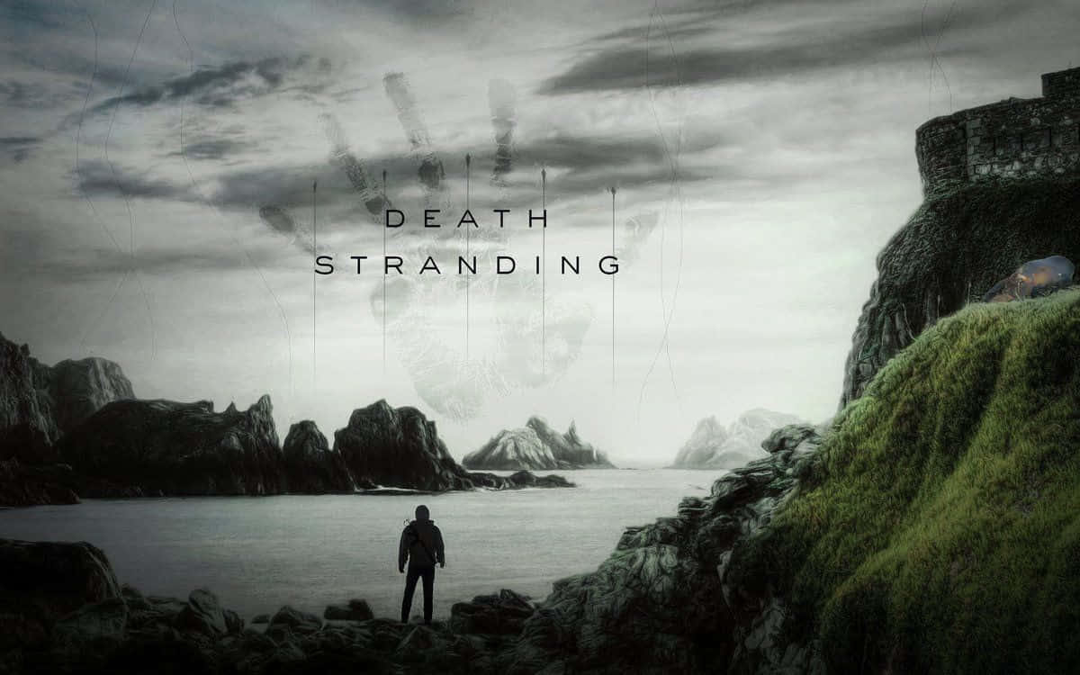 Death Stranding, rocky shore, misty sea, SD Desktop Wallpaper