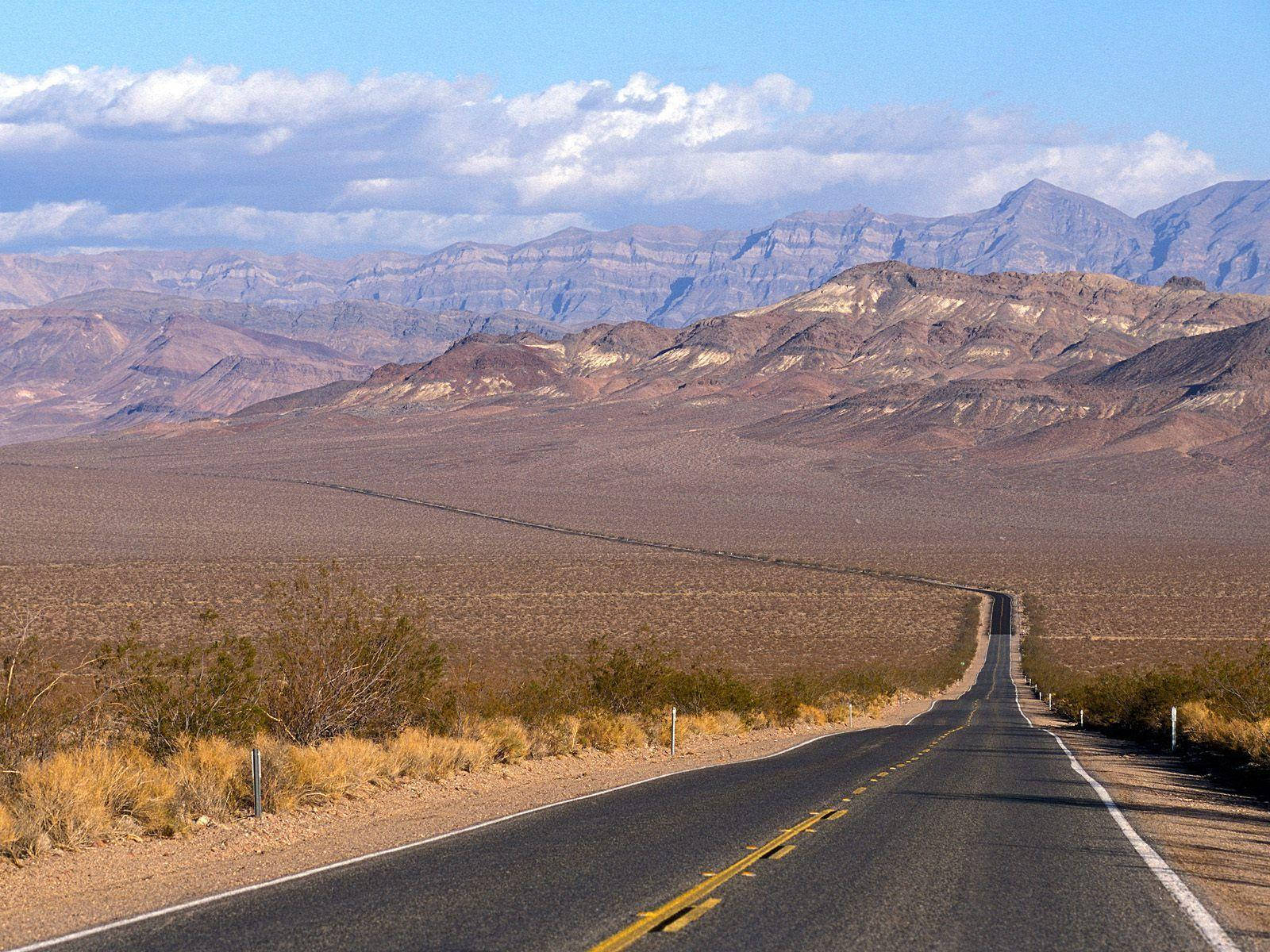 Death Valley, highway road, asphalt road, HD Desktop Wallpaper