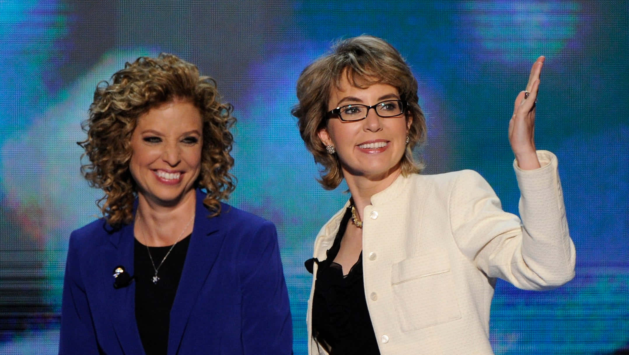 Debbie Wasserman Schultz, blue blazer, white jacket, Full HD Desktop Wallpaper