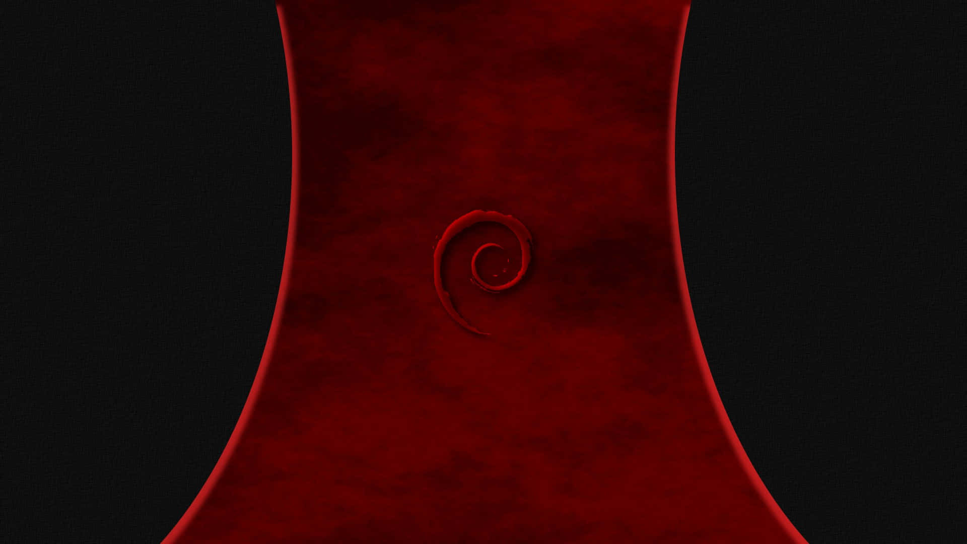 Debian, red, spiral, Full HD Desktop Wallpaper